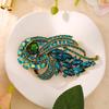 Luxury Full Crystal Women Men Twist Brooch Badges Exquisite Party Banquet Rhinestone Pin Vintage Clothing Coat Accessories