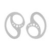 2Pcs Ear Plug Anti-falling Soft Silicone Earphone Clip for Earbuds