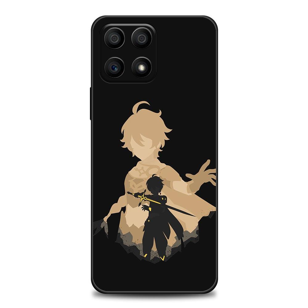 Genshin Impact Anime Spiel Handyhülle Für Honor 50 30 10 Lite 30i 20 20e 9A 9C 9X Pro 8X Nava 8i 9 Y60 Hülle Weiche Silikonhüllen