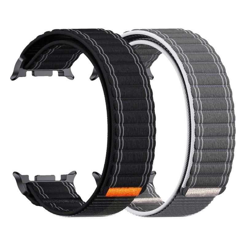 Nylon Loop Sport Band Compatible with Samsung Galaxy Watch 8 40mm/44mm/46 mm 2026 Soft Adjustable Replacement Strap Women Men
