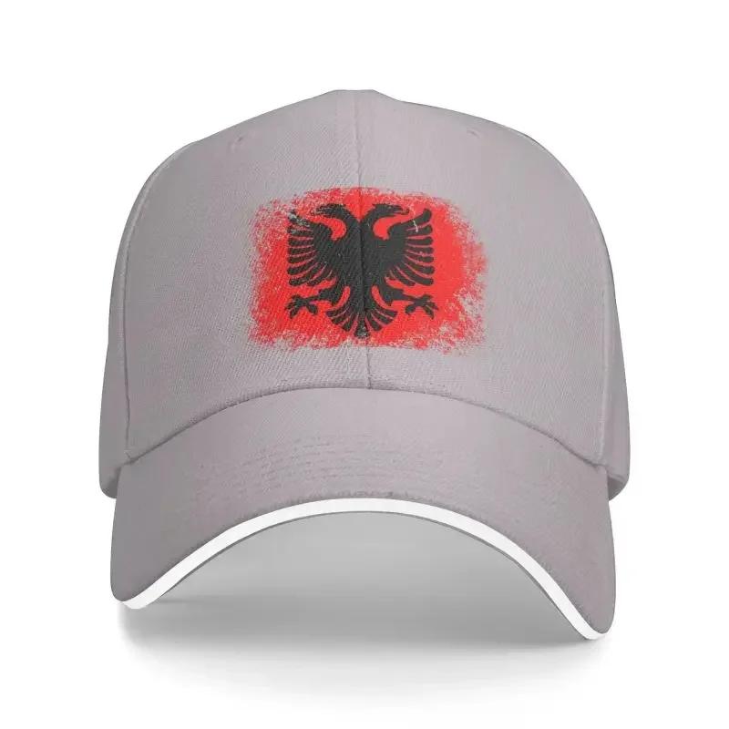 Individuelle Albanien Flagge Baseballkappe Herren Damen Verstellbar Albanischer Adler Wappen Dad Hat Outdoor