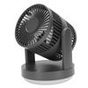 Desk Fan 3 Speeds   Rechargeable Desktop Oscillating   Circulator Fan with Night Light for Home Bedroom