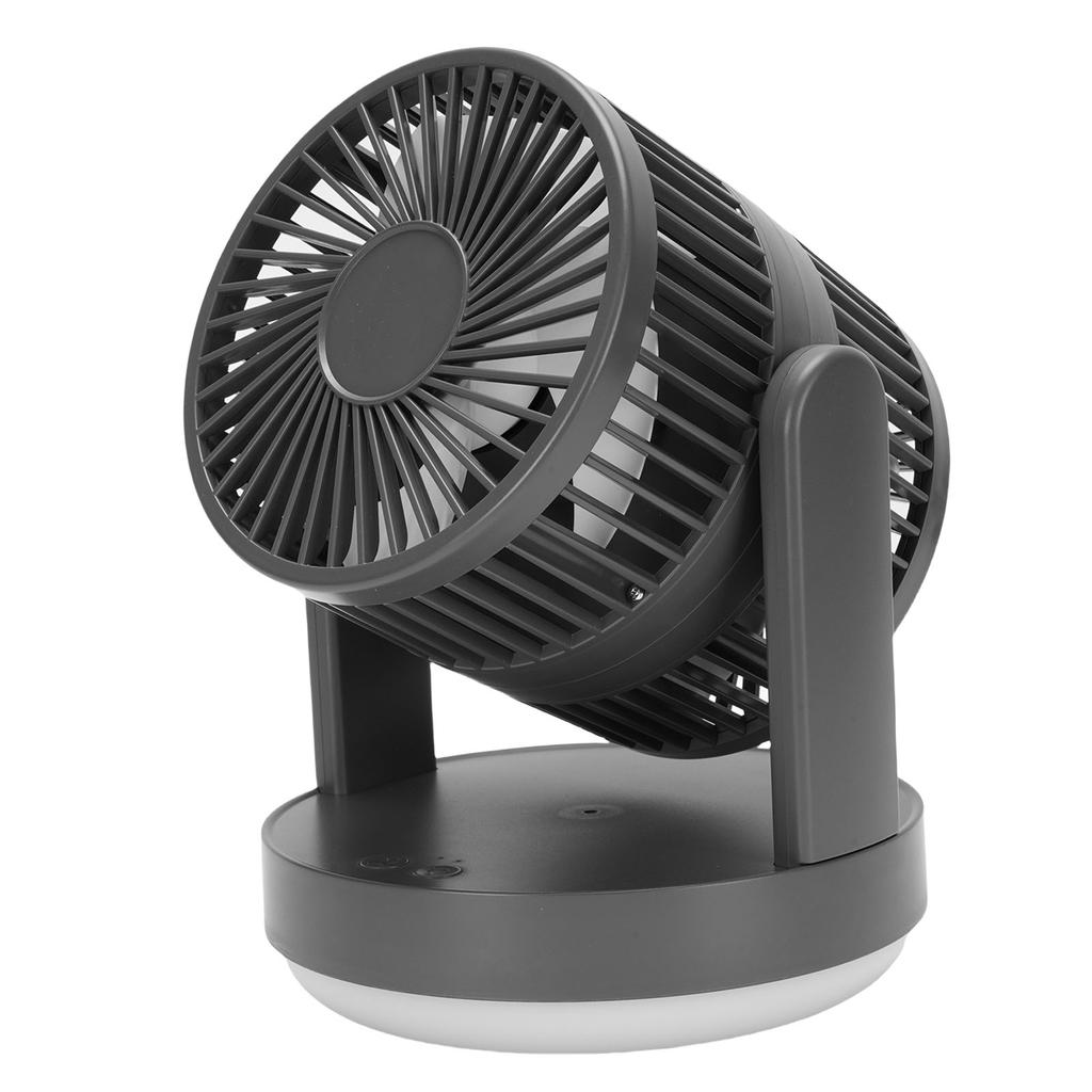 Desk Fan 3 Speeds   Rechargeable Desktop Oscillating   Circulator Fan with Night Light for Home Bedroom