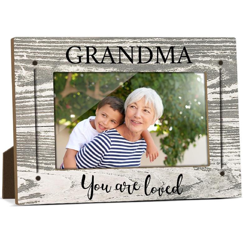 Mommy And Me Mom Picture Frame Wooden Photo Frames 4x6 for Mothers Day Picture Frame Desk Pictures Frames for Mother's Day Decorations for Mothers