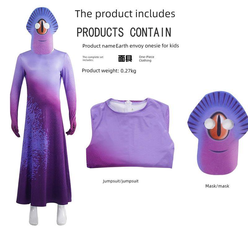 Earth Envoy Cosplay Costume Elio Interstellar Ambassador Movie Character Elio Cosplay Costume Factory A969 Alien 110