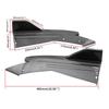 A03Z-48Cm Rear Bumper Protector Canards Splitter Side Skirt Guard Body Kits Cover Sticker Car Tuning Accessories