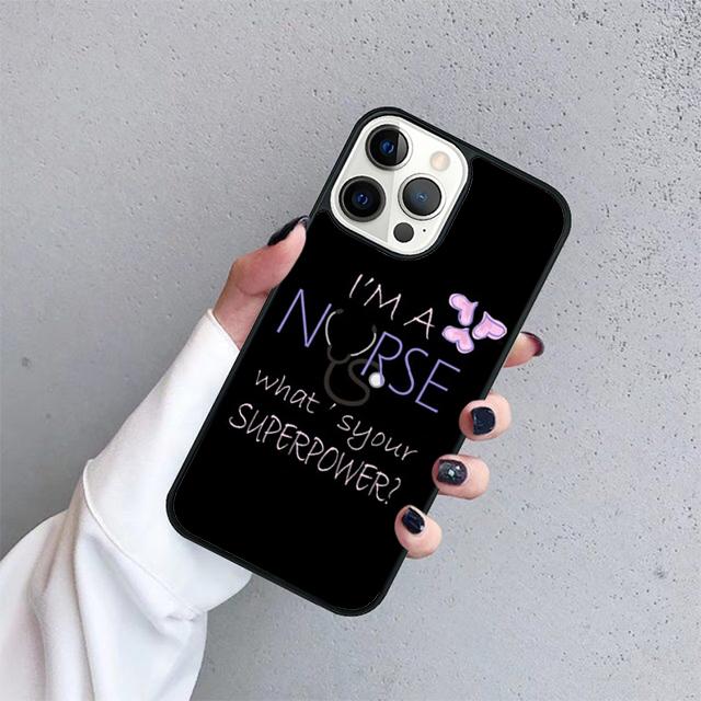 Süßes Arzt Krankenschwester Medizinische Medizin Gesundheit Handyhülle Cover Für iPhone 17 Air 15 16 Pro Max 14 13 12 11 Pro Max Plus