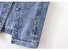 Trendy European-Style Embroidered Denim Vest for Women - Versatile Sleeveless Jacket, Short Style for Spring and Autumn 2025