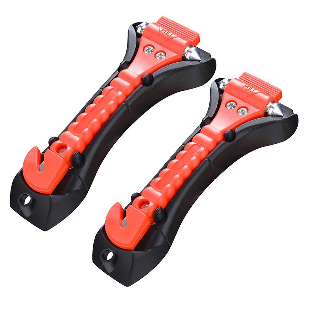 Compact Car Safety Hammer: Emergency Window Breaker and Self-Rescue Tool.
