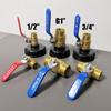 Válvula de Cobre Conector de Válvula para Pistola de Água de Lava-rápido Adaptador de Tanque IBC S60 x 1/2 3/4 1 polegada Rosca Conector de Torneira Válvula de Irrigação
