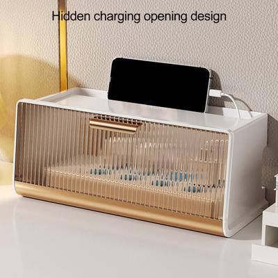 Suport pentru Router Wi-Fi Capacitate Mare Rezistent la Praf Design Vizibil Margine Netedă Aspect Simplu Economisește Spațiu Plastic Cutie de Depozitare pentru Cabluri