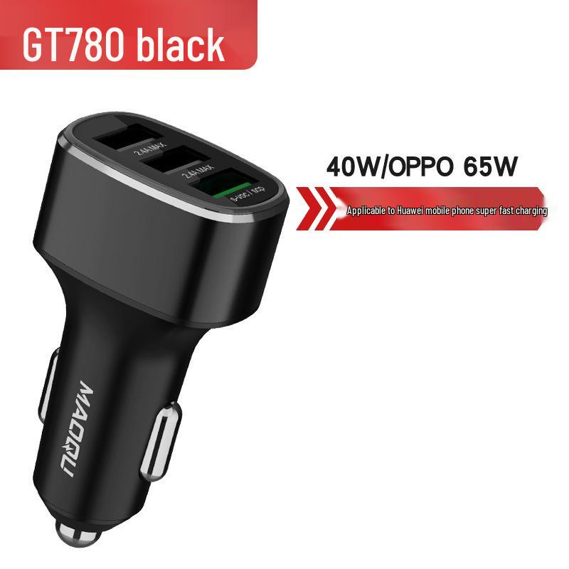 Multi-Device Car Charger: Compatible with Huawei 40W, OPPO, OnePlus Flash Charge, and QC3 Fast Charging Protocols.