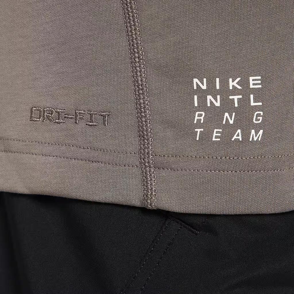 Nike Primary Dri-FIT Skin-Friendly Round Neck Long Sleeve Quick-Dry T-Shirt Men Tops Light-Gray IM9683-289