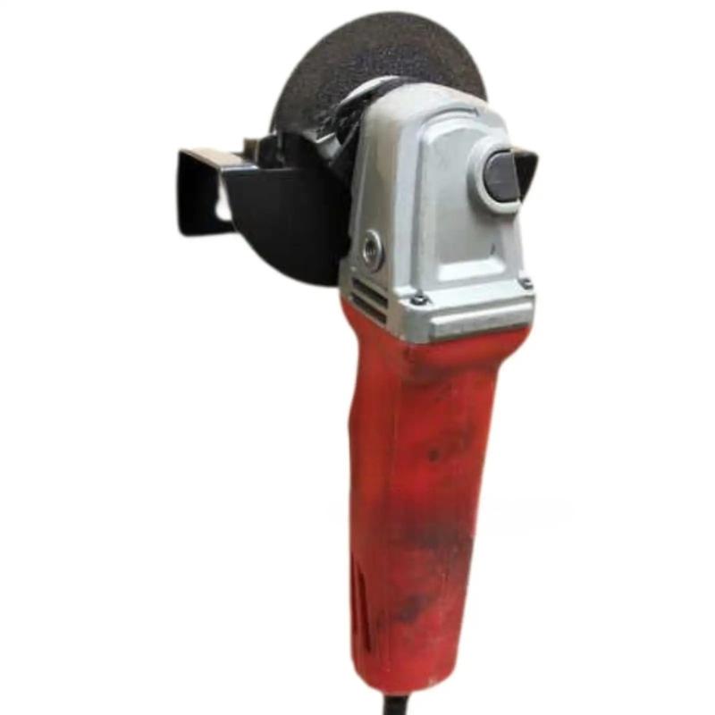 Space Saving Angle Grinder Bracket Wall Mount Polisher Cutter Hanger Rack for Securely Hanging Power Tool in Workshops