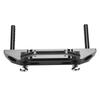 Aluminium Alloy RC Front Bumper Guard Spare Upgrade Parts Accessories for RGT 136100 1 10 RC CrawlerBlack