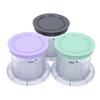 3pcs Ice Cream Pint Containers Set Ice Cream Freezer Storage Cups for Homemade Desserts Sharing