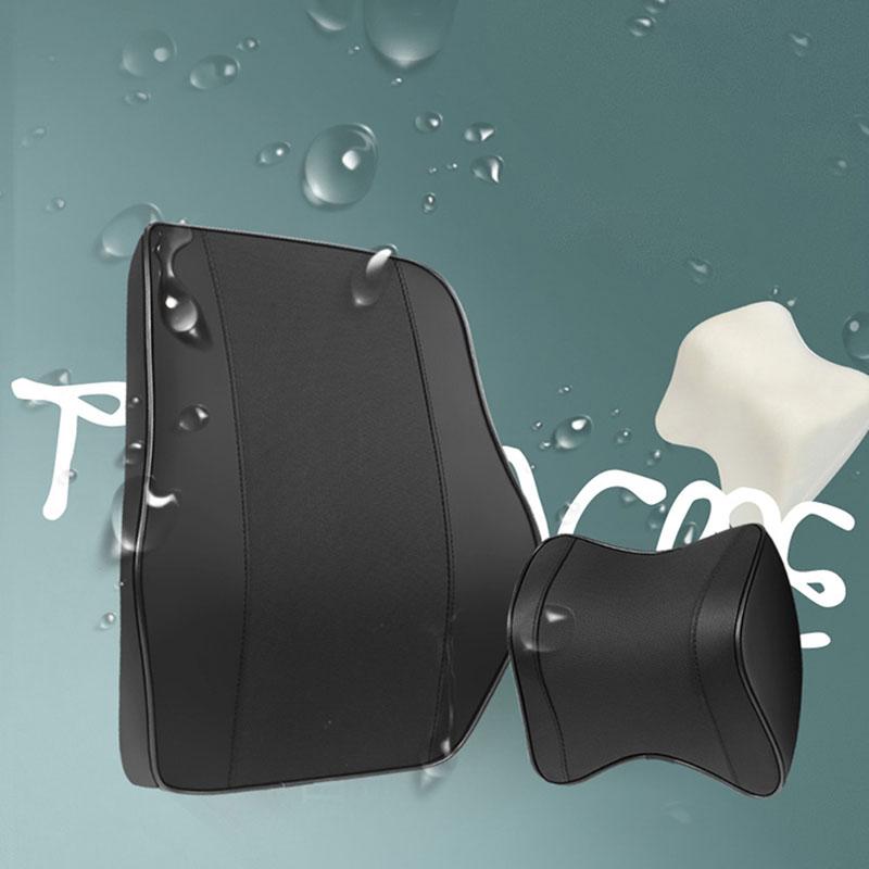 Noble Auto Rest Kopf Unterstützung Kissen Hals Kopfstütze Kissen Auto Atmungsaktive Memory Foam Langsam Rebound Guard Auto Lenden Kissen