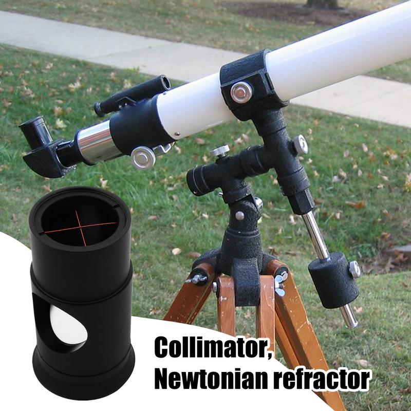 1 peça Liga de Alumínio 1,25 Polegadas Cheshire Ocular Colimadora Colimador Calibrador de Eixo Ótico para Telescópios Refletores Newtonianos