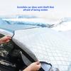 Waterproof Magnetic Sunshade Cover Car Front Windscreen Snow Protector Automobile Windshield Cover