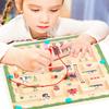 Children's Magnetic Maze Color Matching Montessori Toys Concentration Training Early Education Logic Thinking for 3+ Children