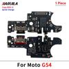 USB Dock Connector Charging Port Flex Cable For Moto G04 G14 G24 G34 G54 G53 G84 5G G13 G22 G23 Charger Board With Mic Module