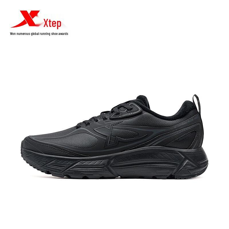 XTEP Men's Fleece Lined Warm Rebound Running Shoes