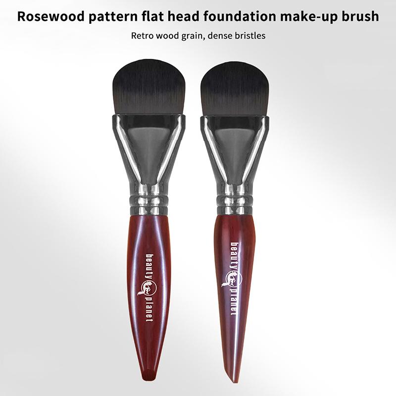 1Pcs Flat Foundation Makeup Brush No Trace Liquid Foundation Concealer Brush Cosmetic Soft Tongue Foundation Make Up Brush