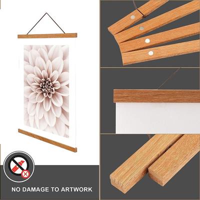 Geometric Images Poster Magnetic Poster Hanger Natural Frame Hanger Frame Painting Photo Frame Wall Art Craft Frame