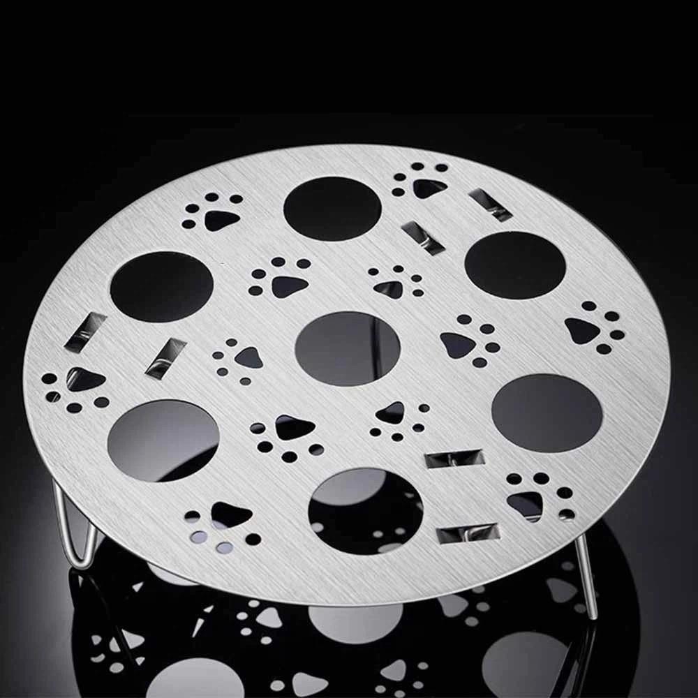 Thickened Foldable Steamer Basket High Foot Stand Kitchen Cooking Rack  Kitchen Cooking