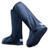 1 Pair Rain Shoe Covers PVC Foldable Water Resisting High Tube Rain Boot Covers for Cycling Skiing Fishing Climbing