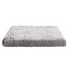 Eco-Friendly Solid Modern Square Luxury Dog Crate Pad Bed with Cotton Fill for Large Dogs-Removable Washable Velvet Cover Carton