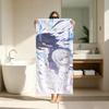 Cyberpunk Anime D-Demon Lord2099 Towel Microfiber soft Beach Towel for Travel Fitness Sauna Bathing Camping