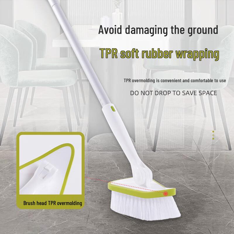 Huinizu Long Handle Hard Bristle Bathroom Cleaning Brush