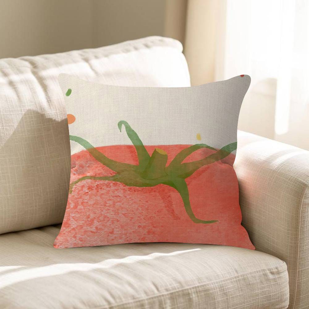 Polka Dot Cute Tomato Pillow Gifts Home Office Furnishings Bedroom Sofa Car Cushion Cover Case 45x45cm