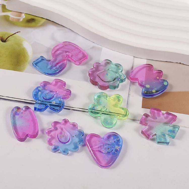 Flower Silicone Ring Molds with Different Sizes for DIY Crafts Jewelry Making