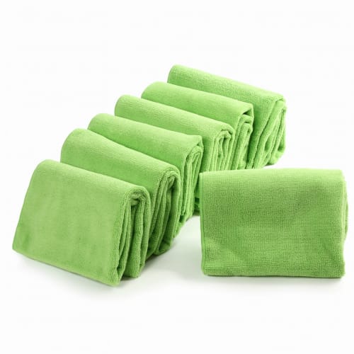 

Amazing! 7-Piece Pack of Absorbent Microfiber Cloths, Available in 5 Colors! 7-Piece Set, 30x70cm (Green)