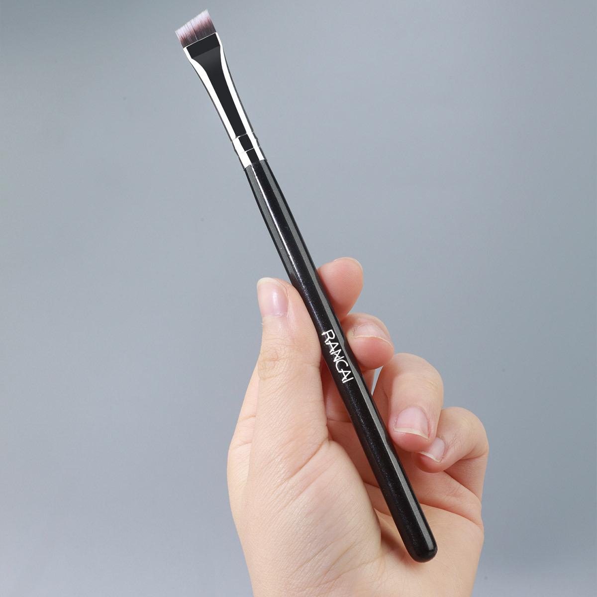 New blade eyebrow brush Extremely thin eye brush Large eyebrow brush Wooden handle Oblique head aegyo sal brush Beauty tool