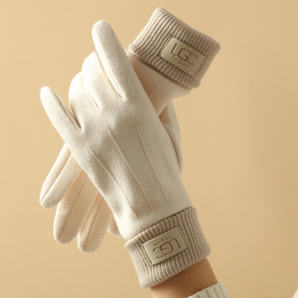

Warm Winter Gloves Full Finger Driving Mittens New Skiing Gloves Women Men рожевий