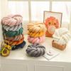 Comfortable and Cute Cushions Long Rails Decorate Bedrooms Playrooms New Hand-woven Mats Soft Knotted Pillows