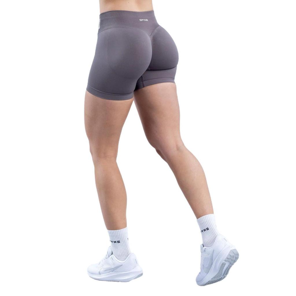 DFYNE Nahtlose Schnelltrocknende Hochelastische Po-Hebende Fitness-Yoga-Laufshorts mit Originaletikett und Tasche