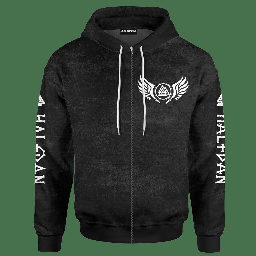 

Модная толстовка с длинными рукавами и цифровым 3D принтом татуировки на молнии 7XL