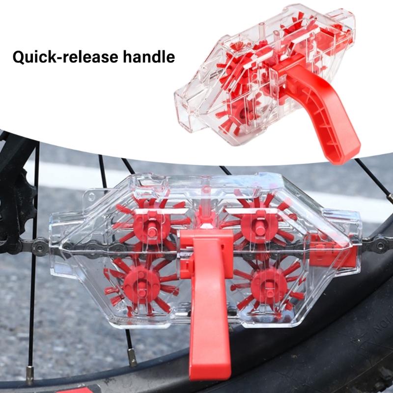 Road Bike Chain Cleaner Brush Bicycles Chain Cleaning Tool Professional Chain Scrubber Bike Maintenance Tool Easily Use