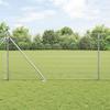 VidaXL Welded Wire Fence with 13 Pointed Posts 1.2x25 M Galvanized Steel 3351968