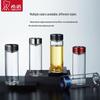 HEENOOR Single-Wall Borosilicate Glass Water Bottle
