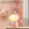 Creative Astronaut Flexible LED Study Desk Lamp with Phone Holder Bedside Color Adjust Table Lamp for Kids Student Room