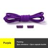 Aluminum Capsule Lock Shoelaces Without Ties Elastic Laces Sneaker for Men Women Sport Shoes Quick Semicircle Shoelace Lazy Lace