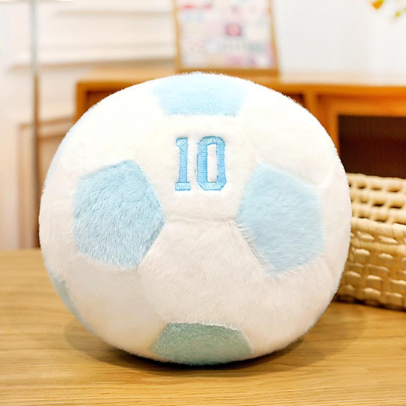 25cm Cute Football Plush Doll Soft Soccer Pillow Cartoon Toy Kids Birthday Gift 25cm