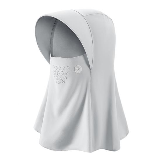 Women's UV Protection Balaclava Hat Summer Ice Silk Full Face Helmet