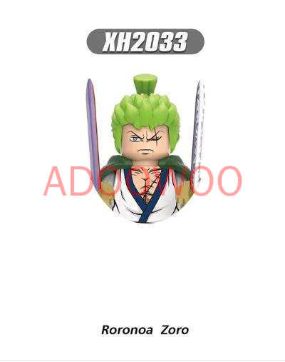 Latest  King Luffy Solon X0356 X0355 X0354 X0353 Japanese Anime Series Animation Blocks Small Action Combination Ornament