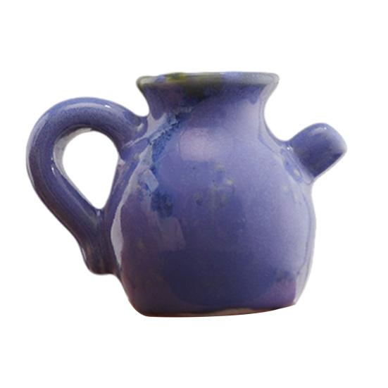 Vază Mini cu Flori Figurine Ceramică Colorată Vintage Vază Miniatură Statuetă Sculptură Mic Suport Ghiveci Decor Ornament